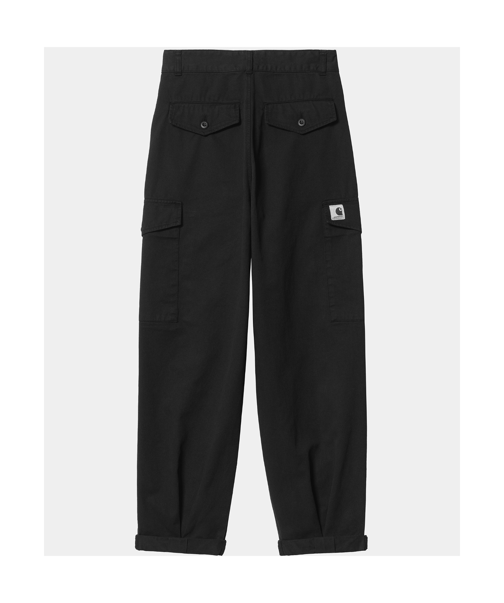 Carhartt Collins Organic Cotton Trousers In Black