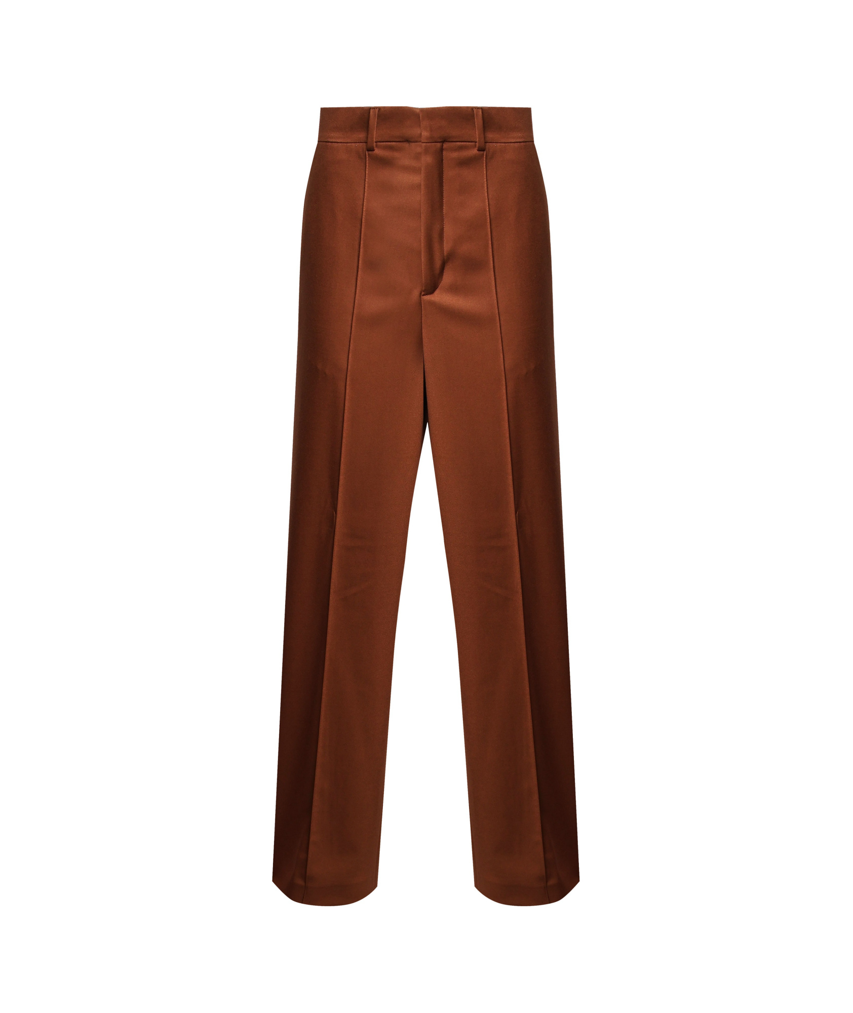 Nine Minutes Belt-loop Casual Pants In Brown