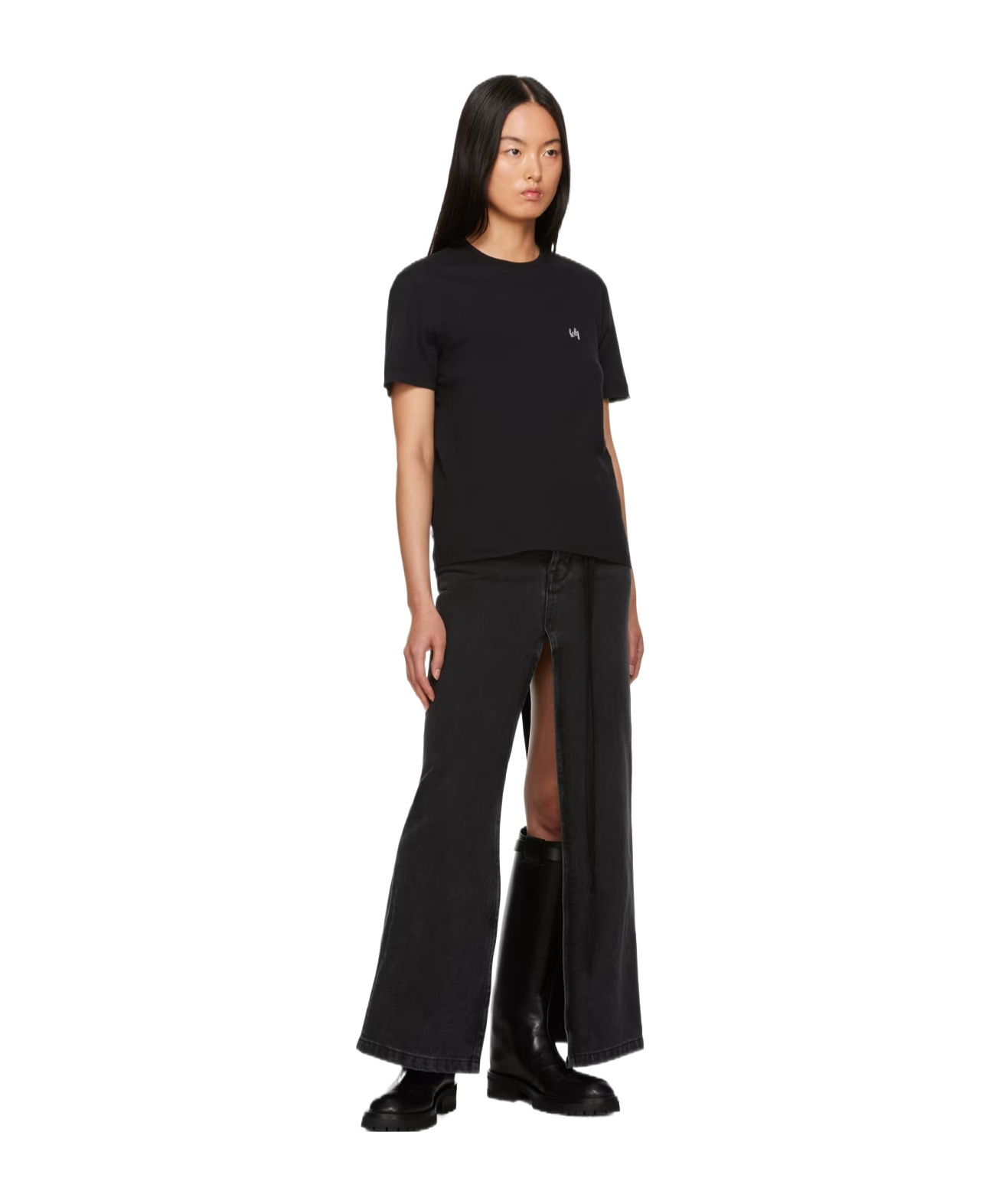 ANN DEMEULEMEESTER ITEM O-NECK SHORT-SLEEVED T-SHIRT