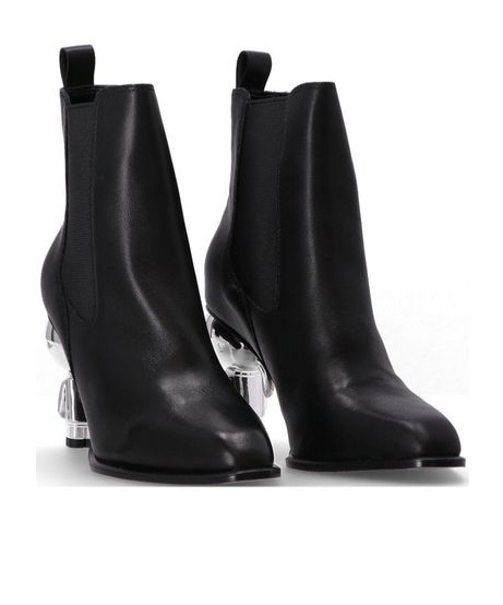 Karl Lagerfeld K/ikonik Heel Ankle Boots In Black
