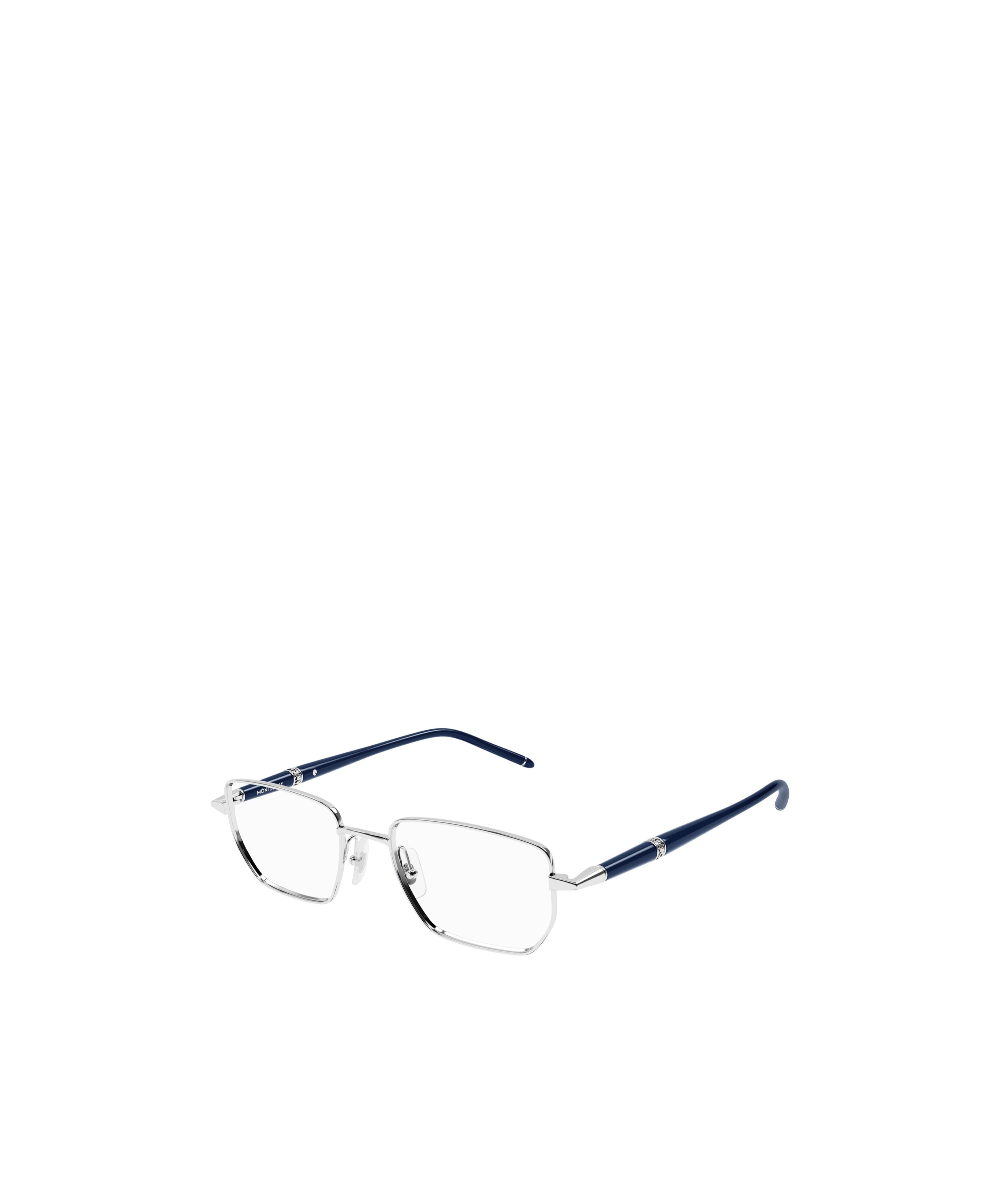 Montblanc Rectangle-frame Glasses In Blue