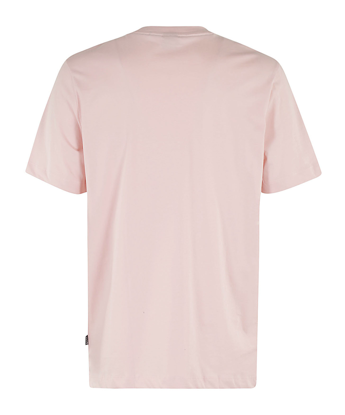 Hugo Boss Logo-print Cotton T-shirt In Pink