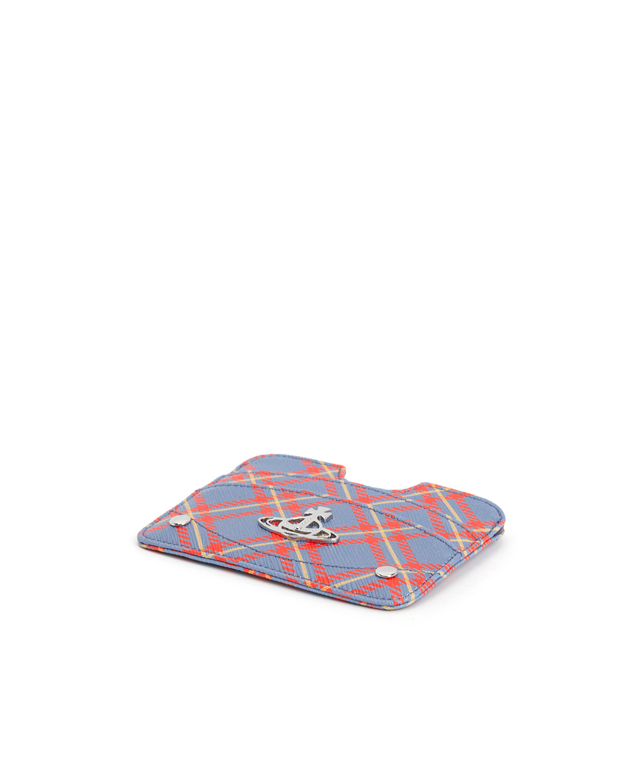 Shop Vivienne Westwood Pattern Card Holder In Purple