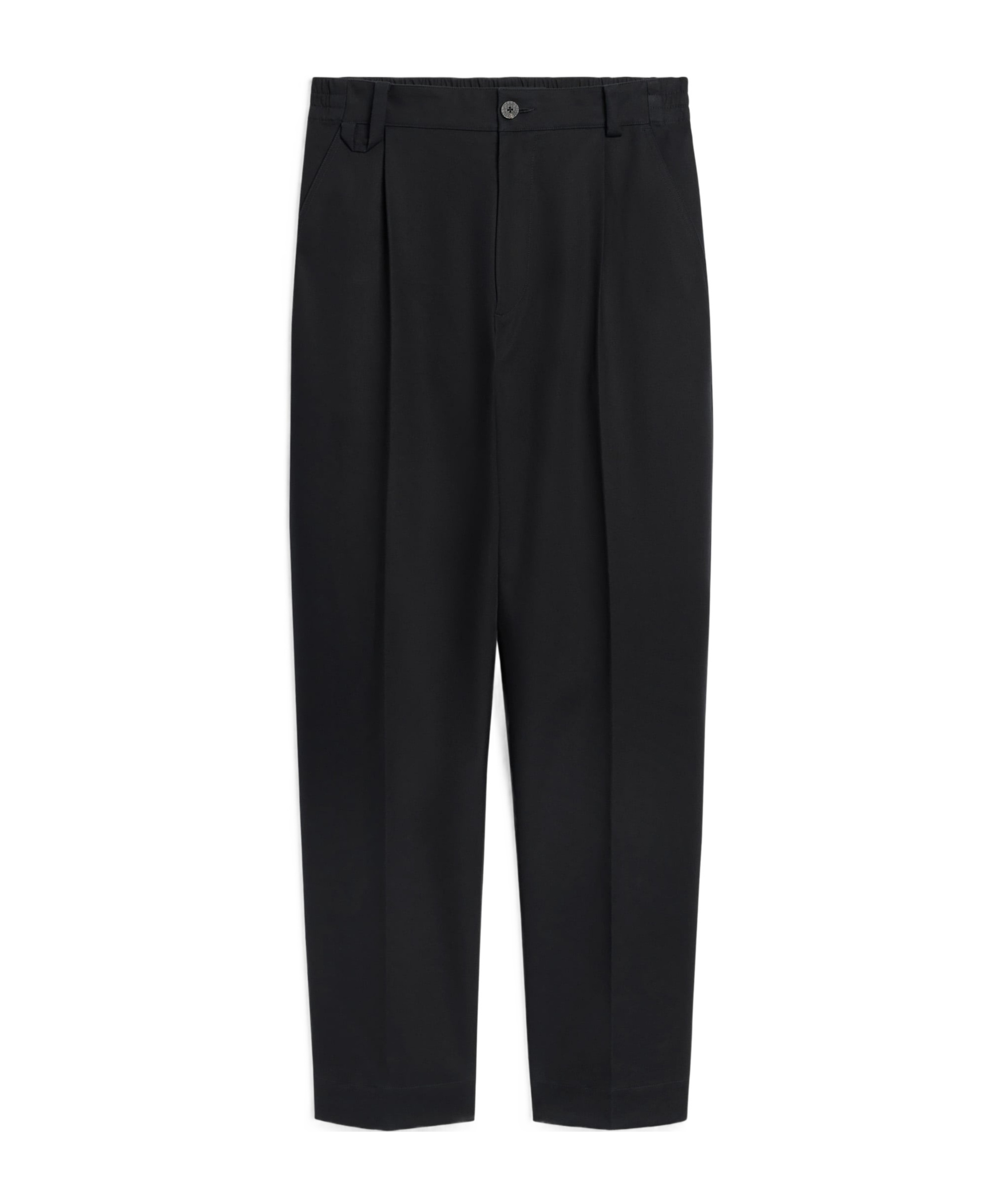 Jacquemus Belt-loop Casual Pants In Black