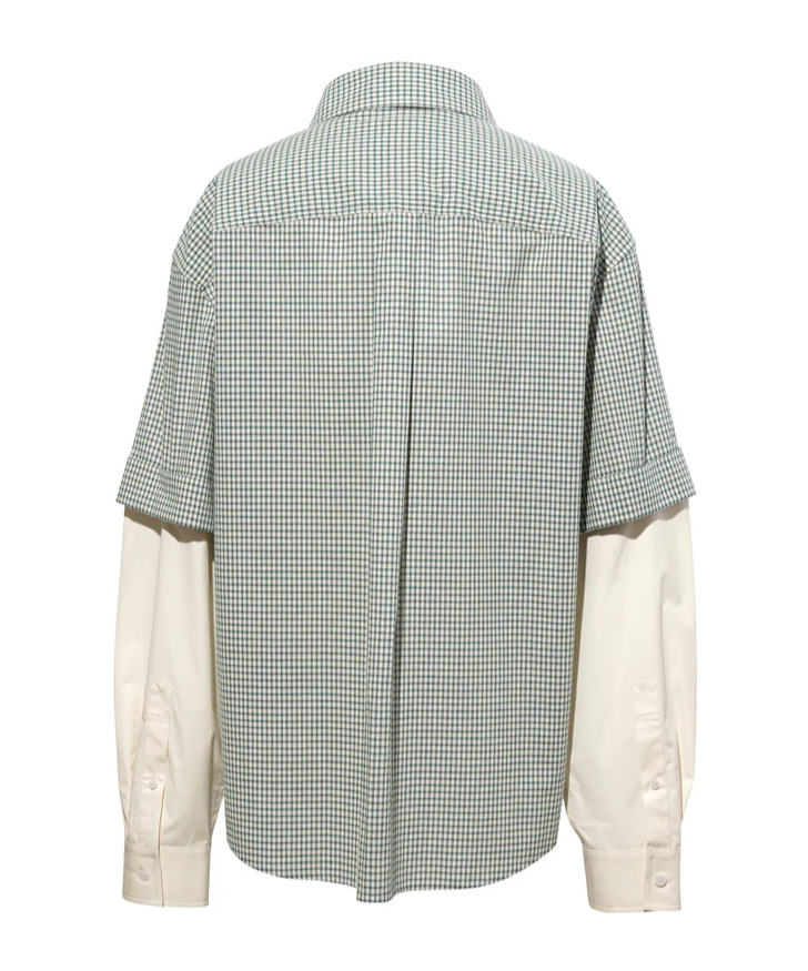 We11 Done Detachable Sleeves Shirt In Gray