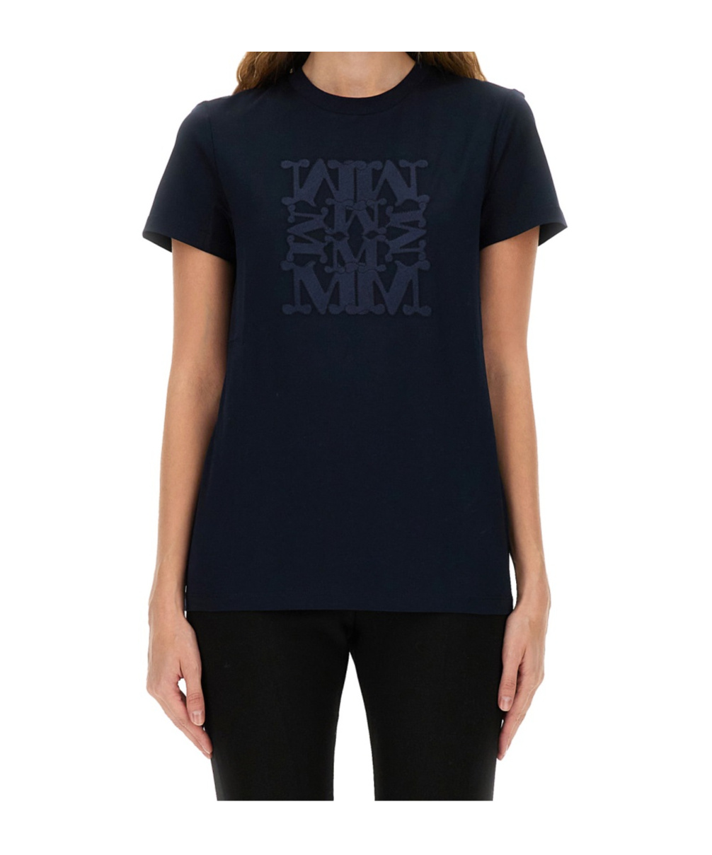 Max Mara Short-sleeved T-shirt In Black