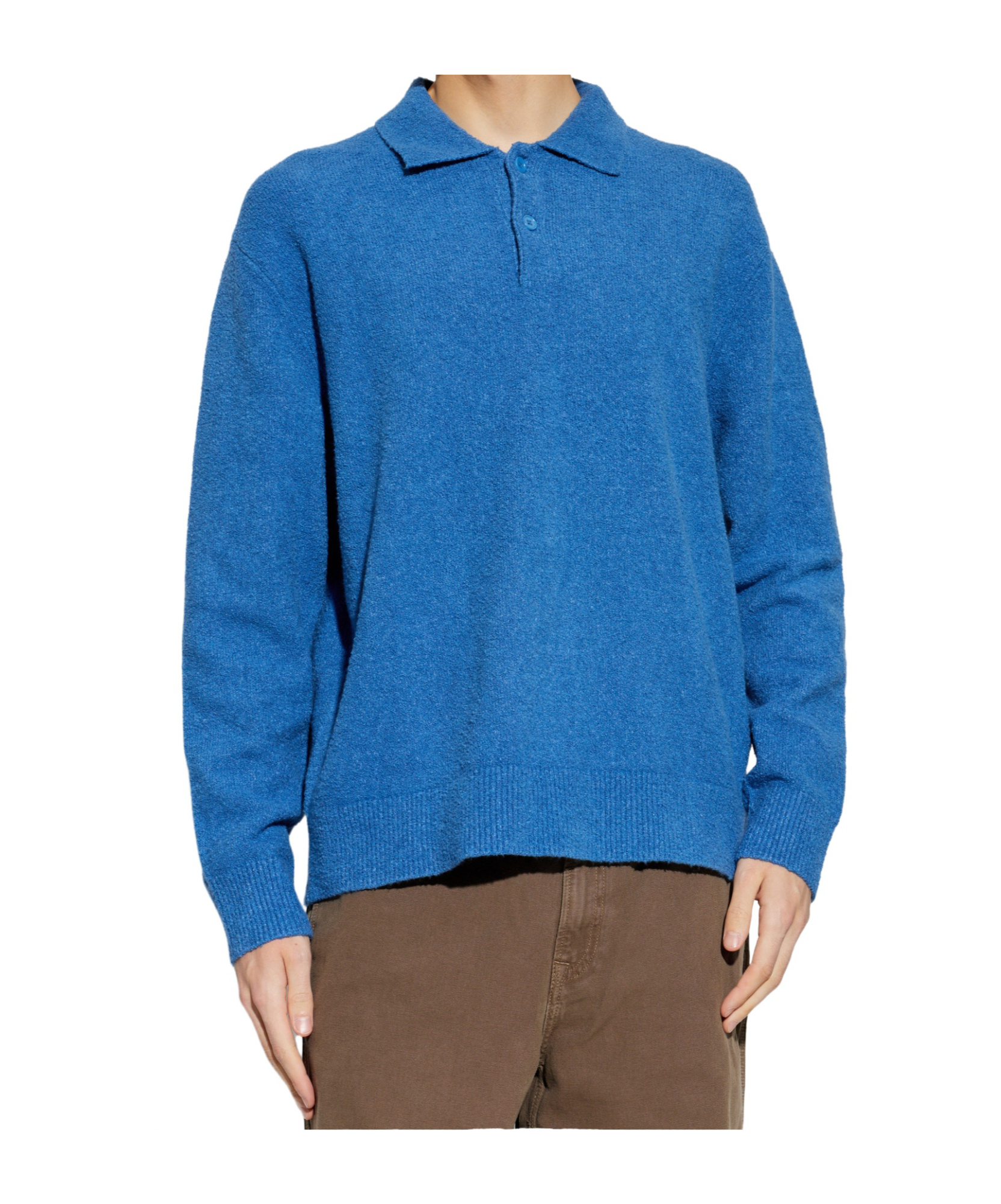 Samsoe & Samsoe Blue Polo Shirt In Blue