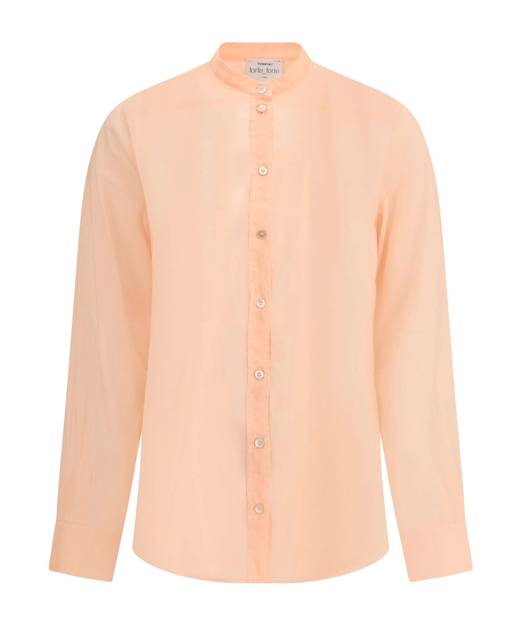 FORTE FORTE BAND-COLLAR SHIRT