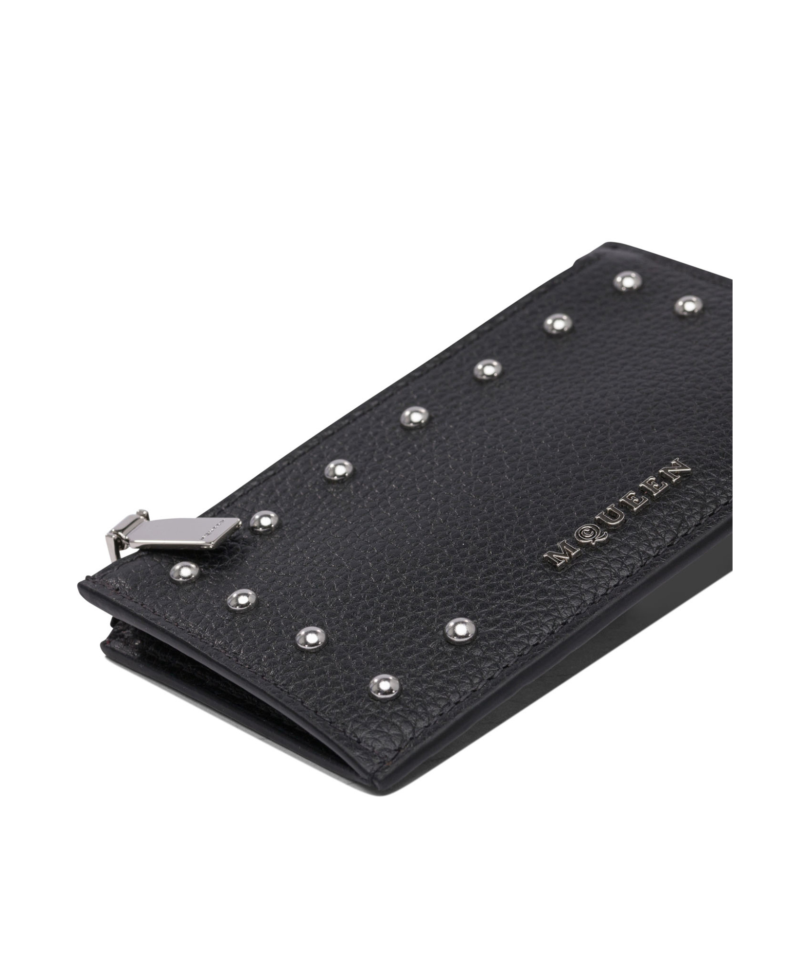 Alexander Mcqueen Zip Wallet In Black
