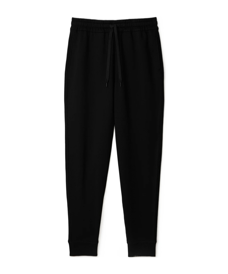 Burberry Wool Blend Jogging Pants In Black