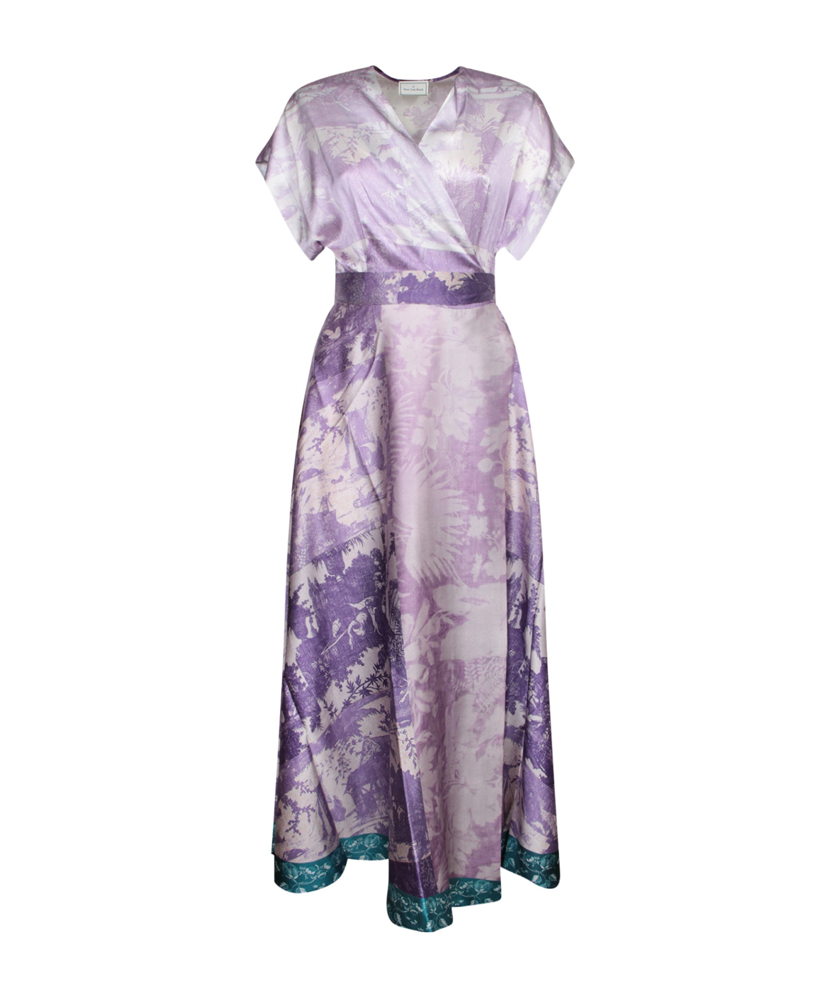 Pierre-louis Mascia Adanaster Midikleid In Purple