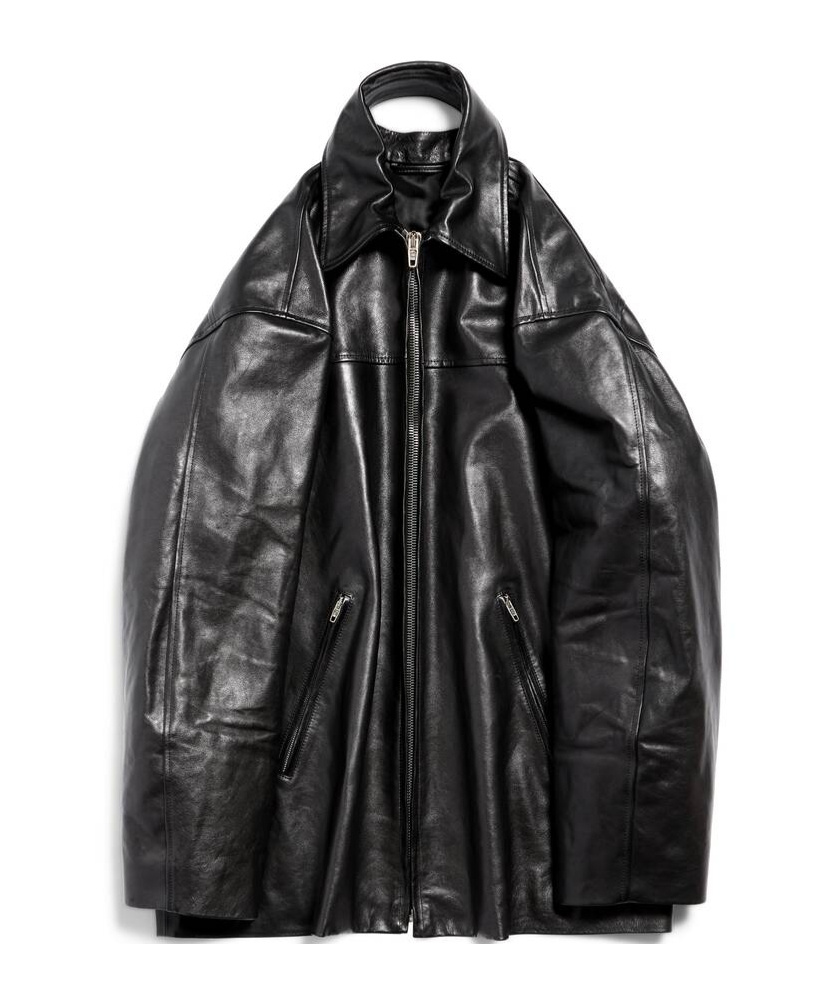 Balenciaga Suspender Jacket Effect Dress In Black