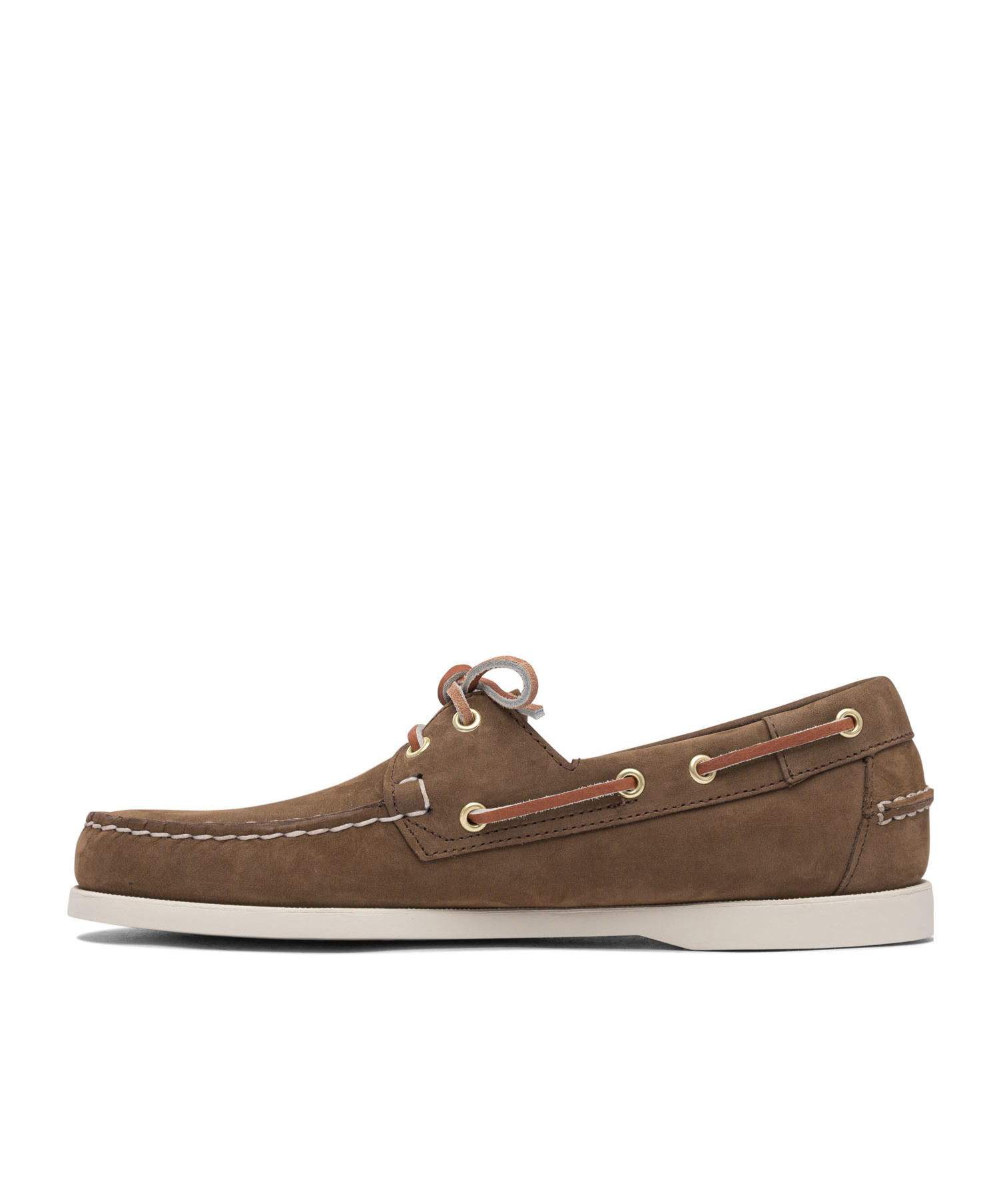 Sebago Dockside Portland Pelle Oliata Budu Loafers In Brown