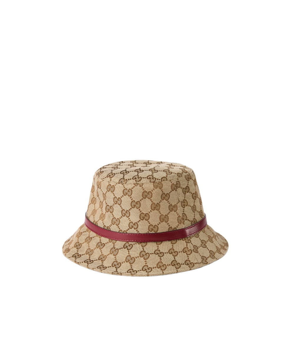 Gucci Gg Canvas Bucket Hat In Brown