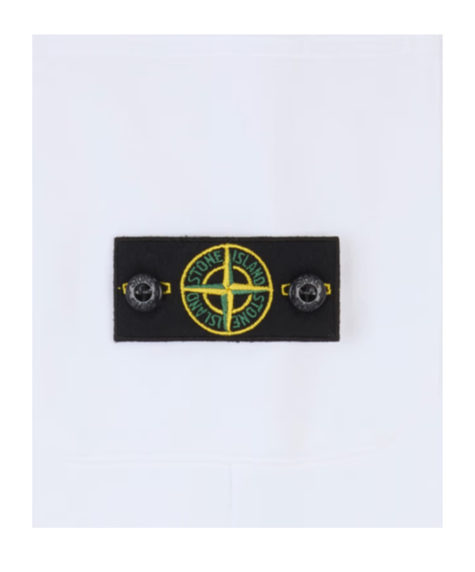 Stone Island Elastic Waist Sweatpants In White