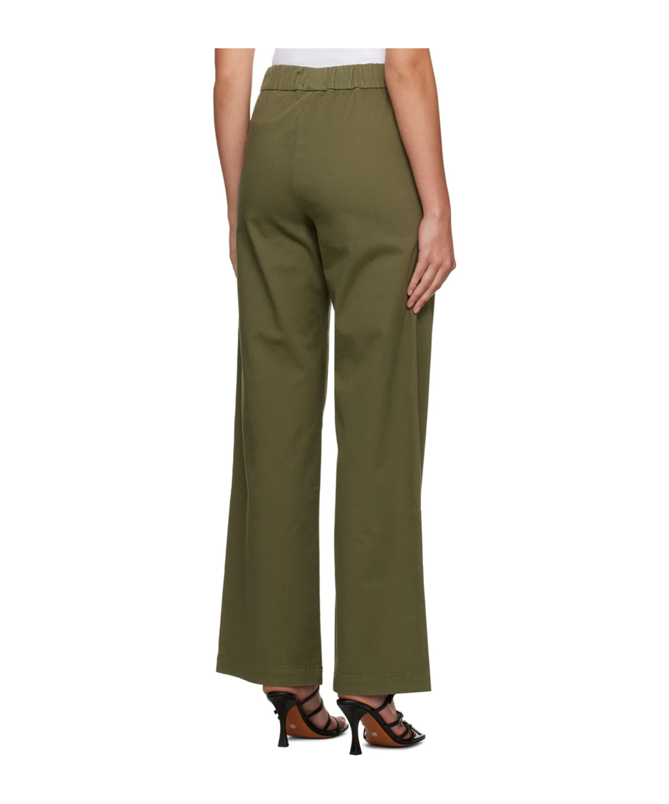 ANINE BING KOA SLIP-ON STRAIGHT TROUSERS
