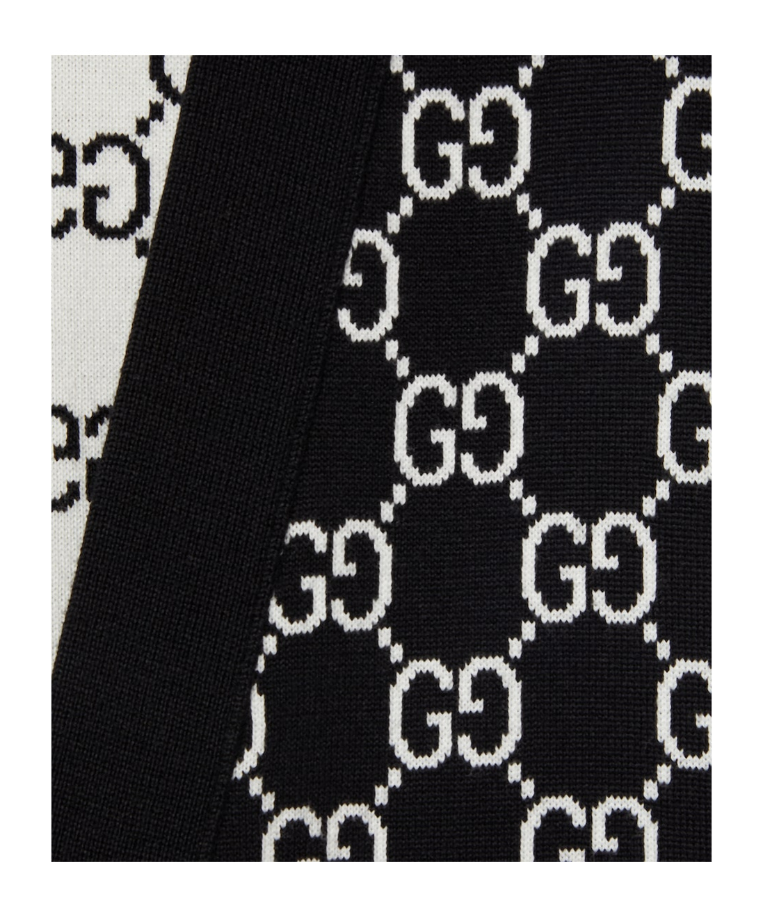 Gucci Reversible Gg Wool Jacquard Cardigan In White