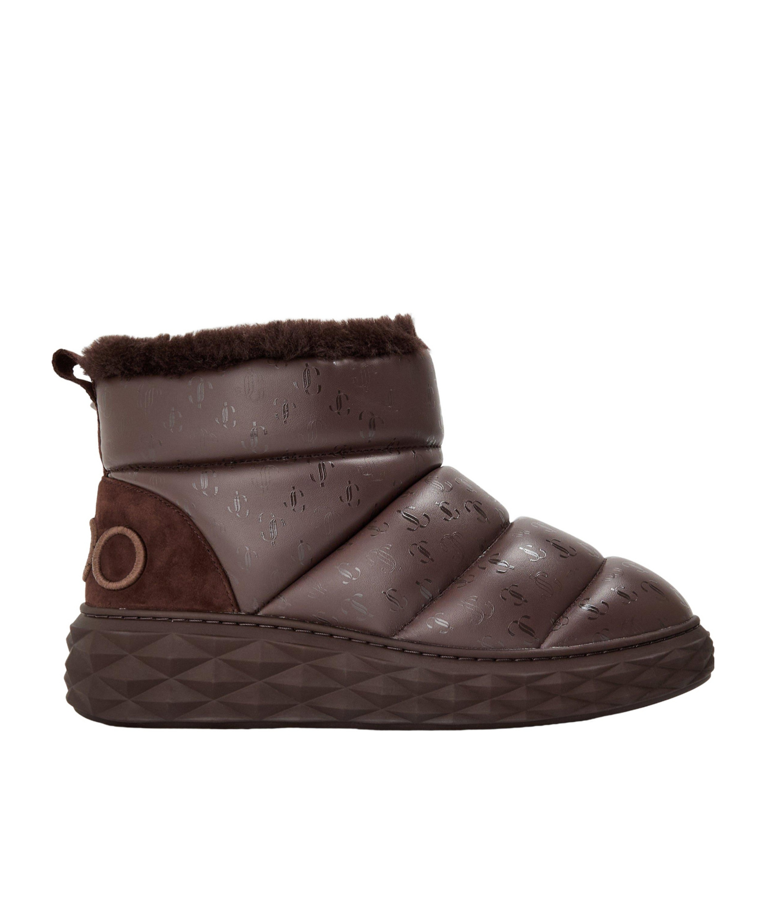 Jimmy Choo Solid Color Snow Boots In Black
