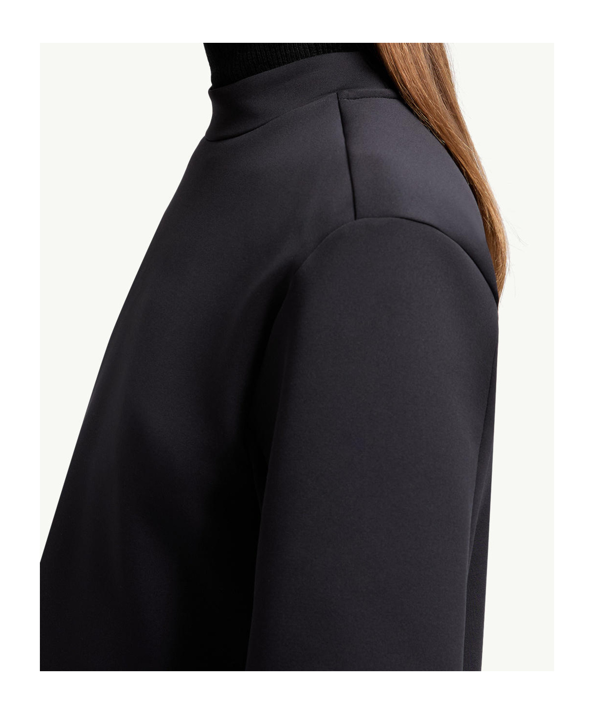Moncler X Ee72 By Edward Enninful Neoprene T-shirt In Black