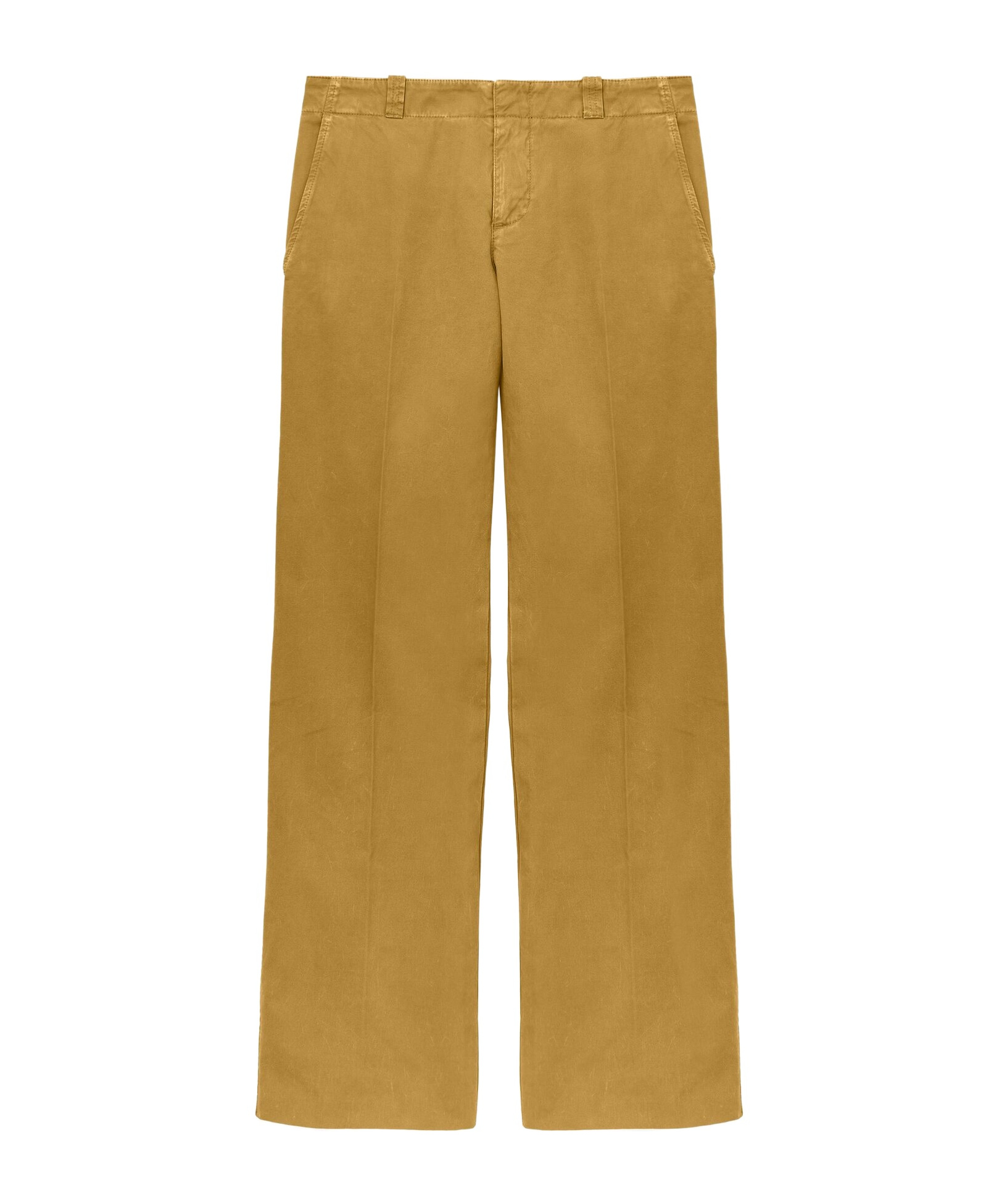 Alexander Mcqueen Men's Low-waisted Chino Trousers In Sand In Brown