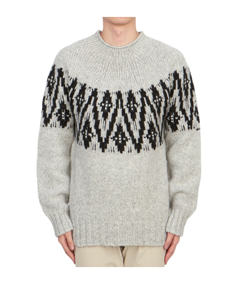 Lardini Long-sleeved Sweater In White