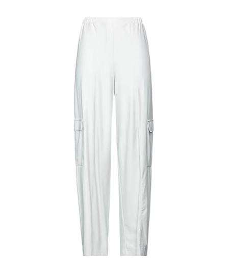 Max Mara Solid-color Cargo Pants In White