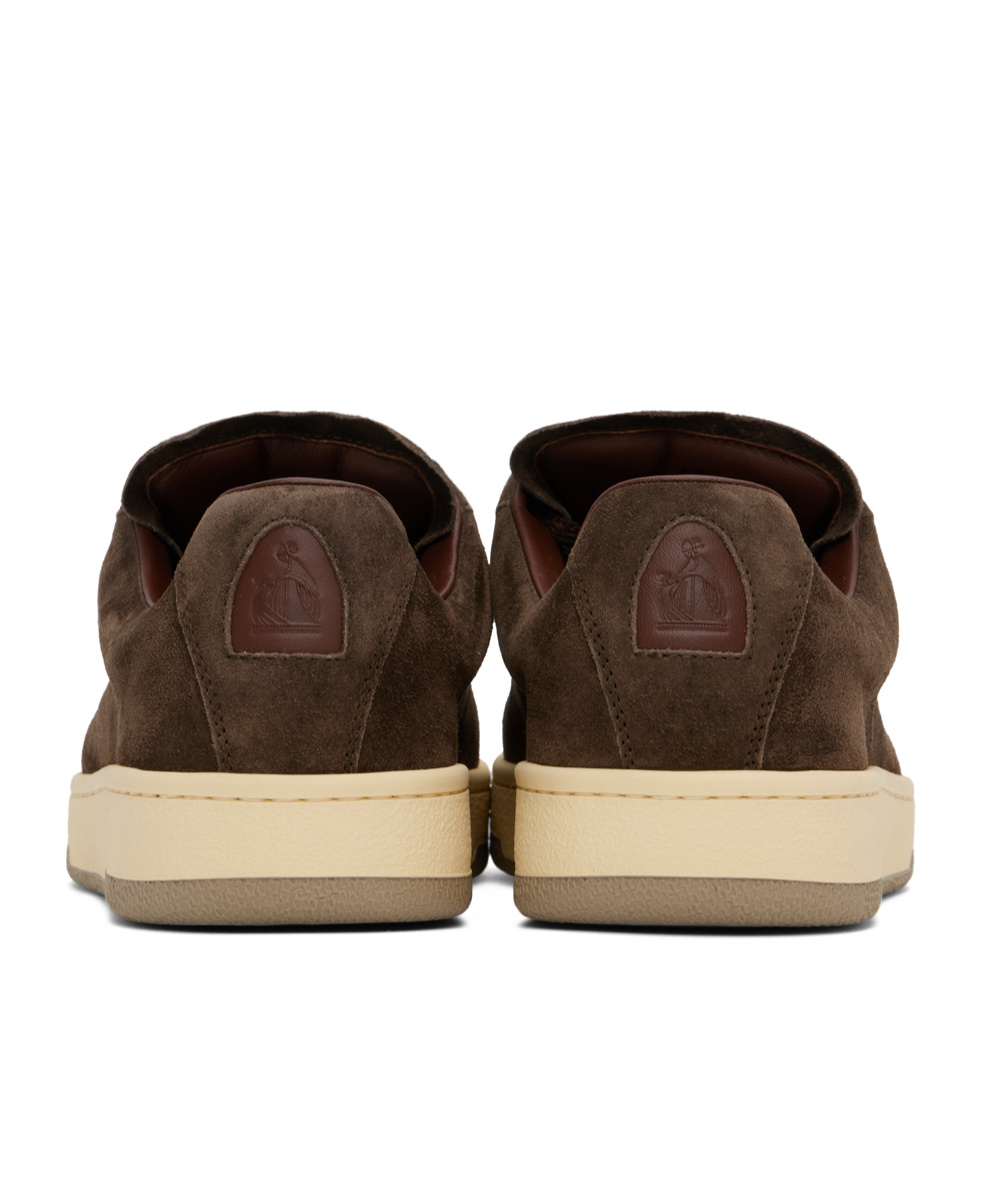 LANVIN SUEDE CURB LITE LOW-CUT CASUAL SHOES 