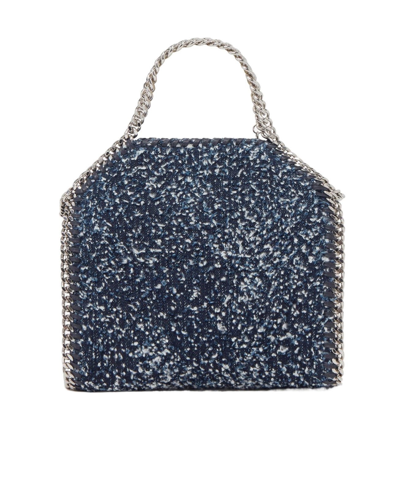 Stella Mccartney Falabella Tiny Boucle Tote Bag In Black