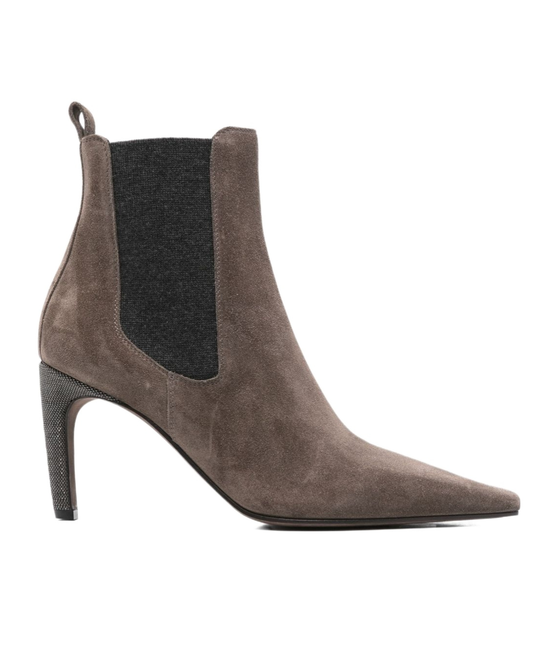Brunello Cucinelli Pointed Ankle Boots In Multi
