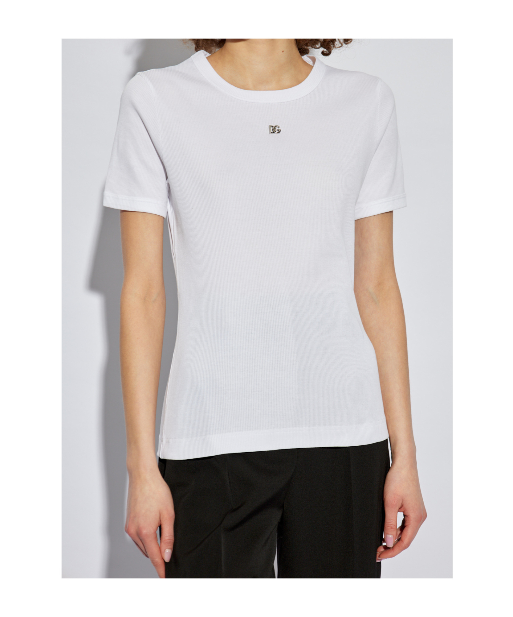 Dolce & Gabbana Short-sleeved T-shirt In White