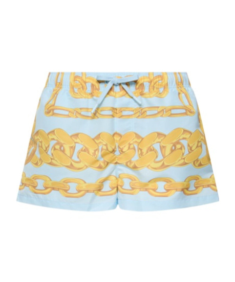Versace Elastic Waist Swimming Trunks