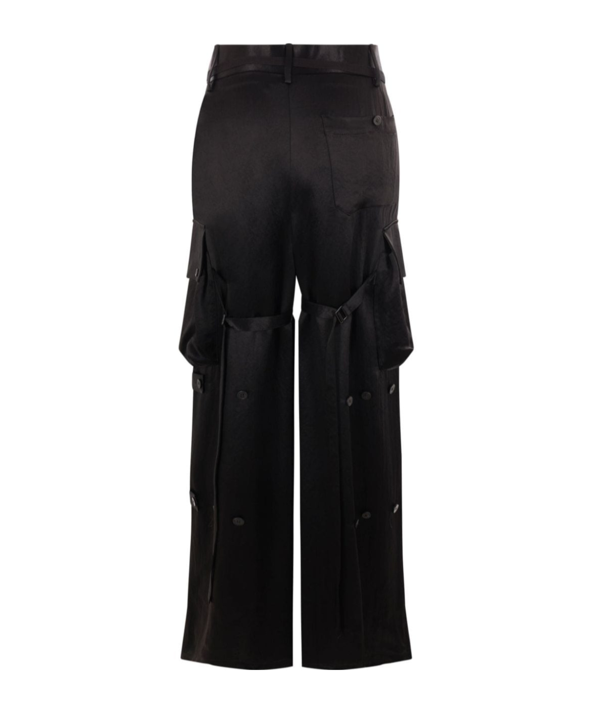 Ann Demeulemeester Straight-leg Cargo Trousers In Black
