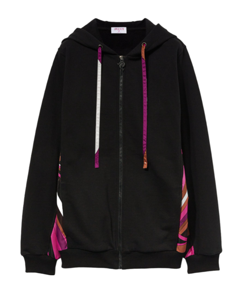 Pucci Long-sleeved Sweater In Black