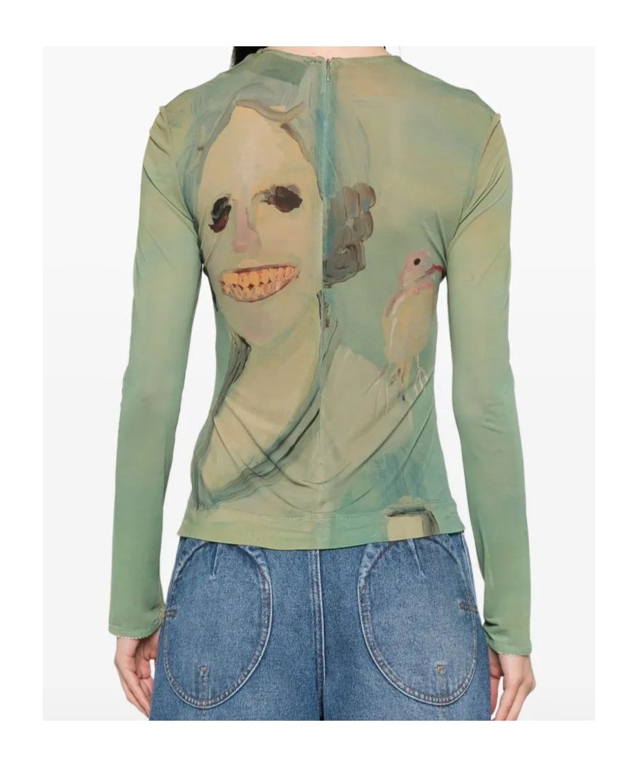 Simone Rocha Round Neck Long Sleeve T-shirt