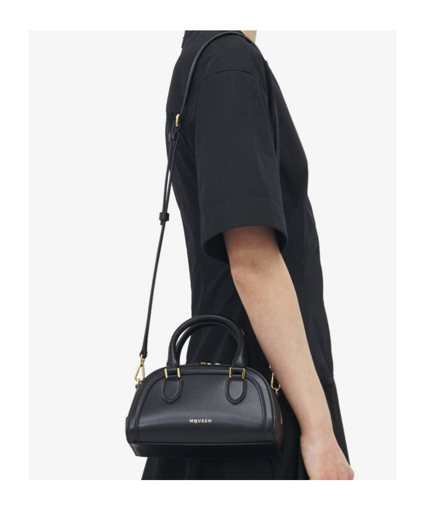 Alexander Mcqueen Mini Leather Birdee Boston Cross-body Bag