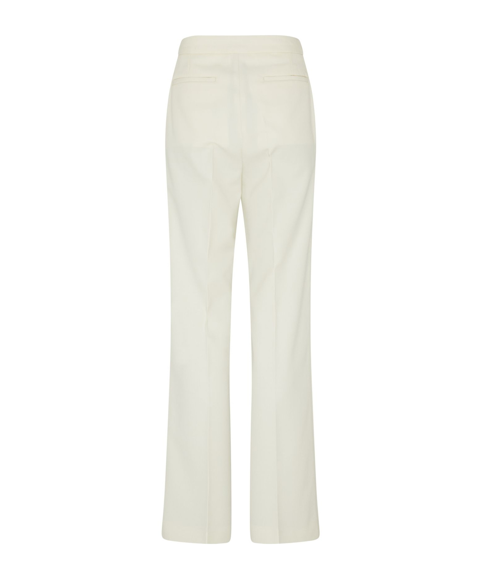 Moncler High-waisted Casual Pants In White