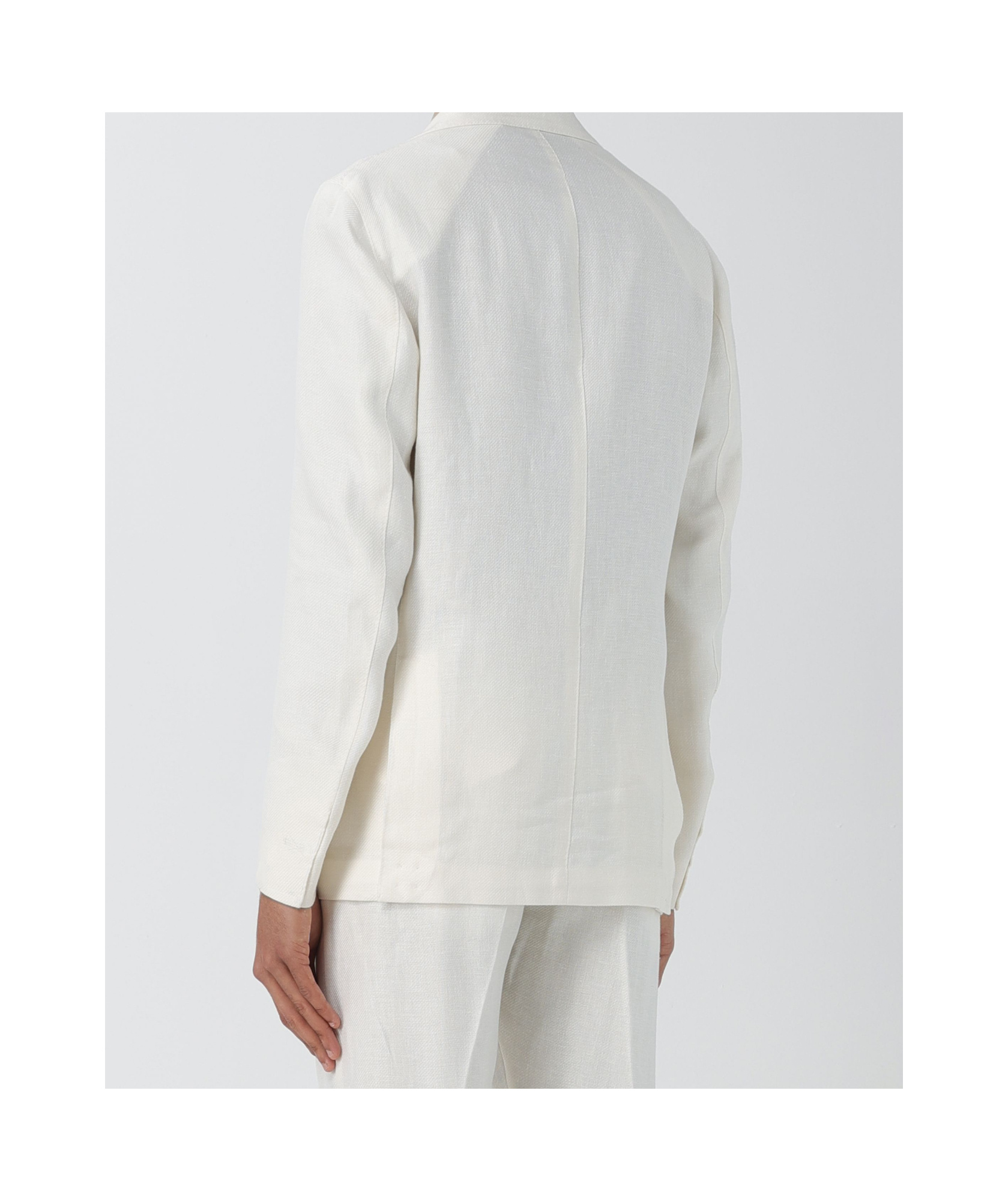 Eleventy Single-breasted Linen Blend Suit In Neutral