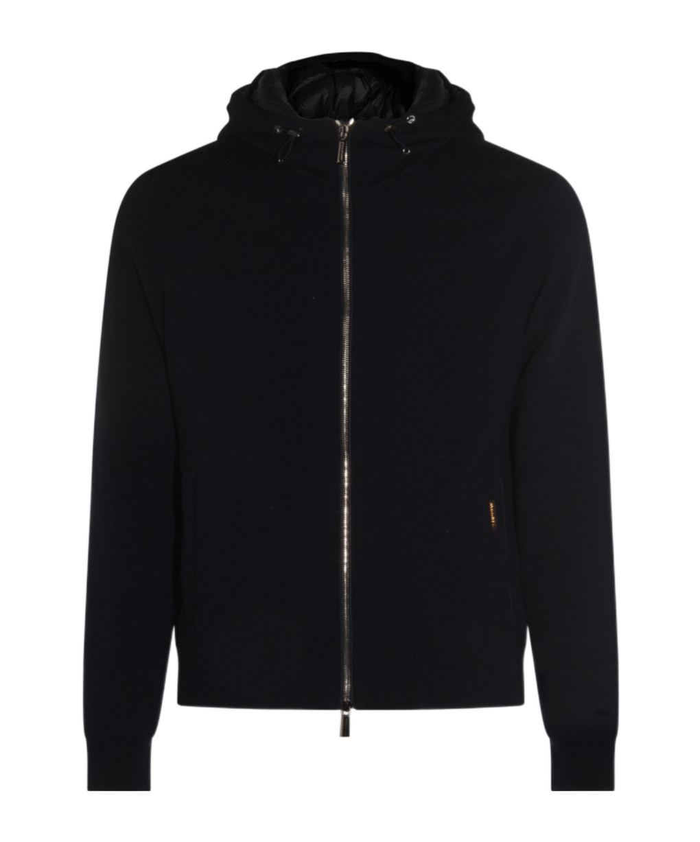 Moorer Long Sleeve Casual Jacket In Black