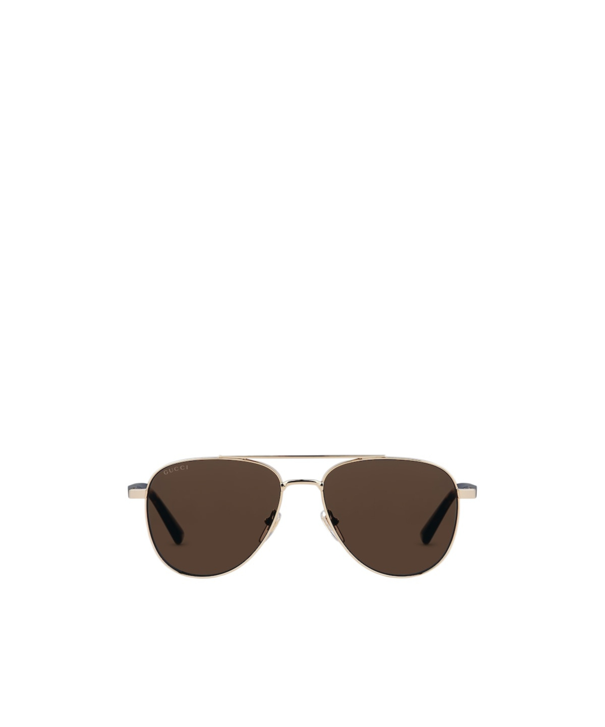 Gucci Aviator Frame Sunglasses In Brown