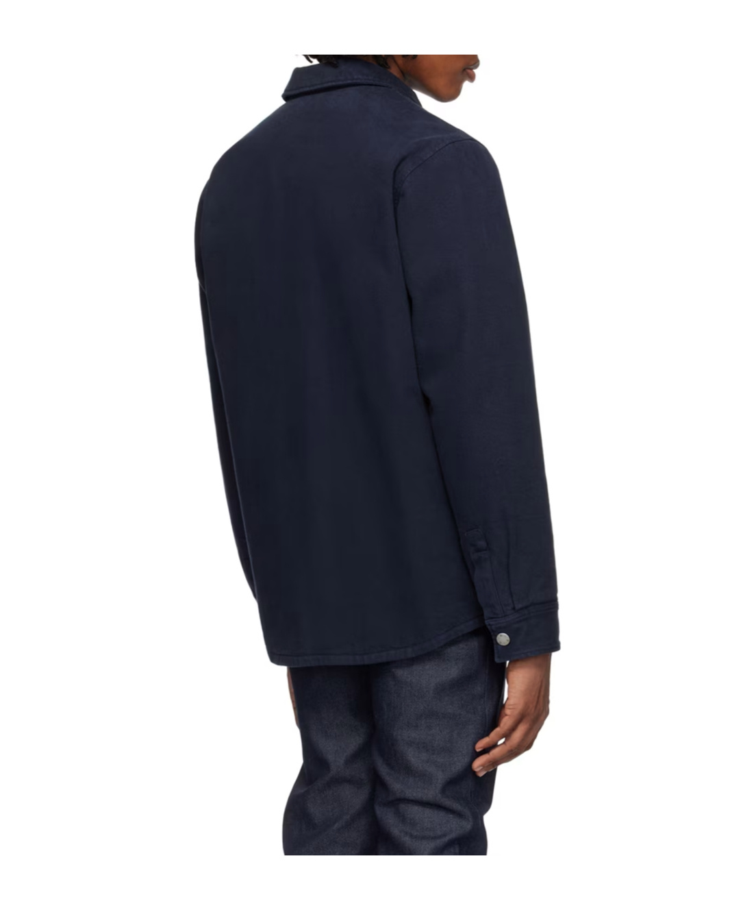 Apc Snap-open Casual Jacket In Black
