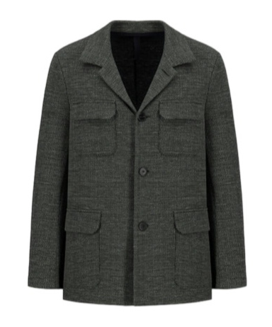 Harris Wharf London Safari Jacket Hopsack Crafted With Loro Piana Fabric