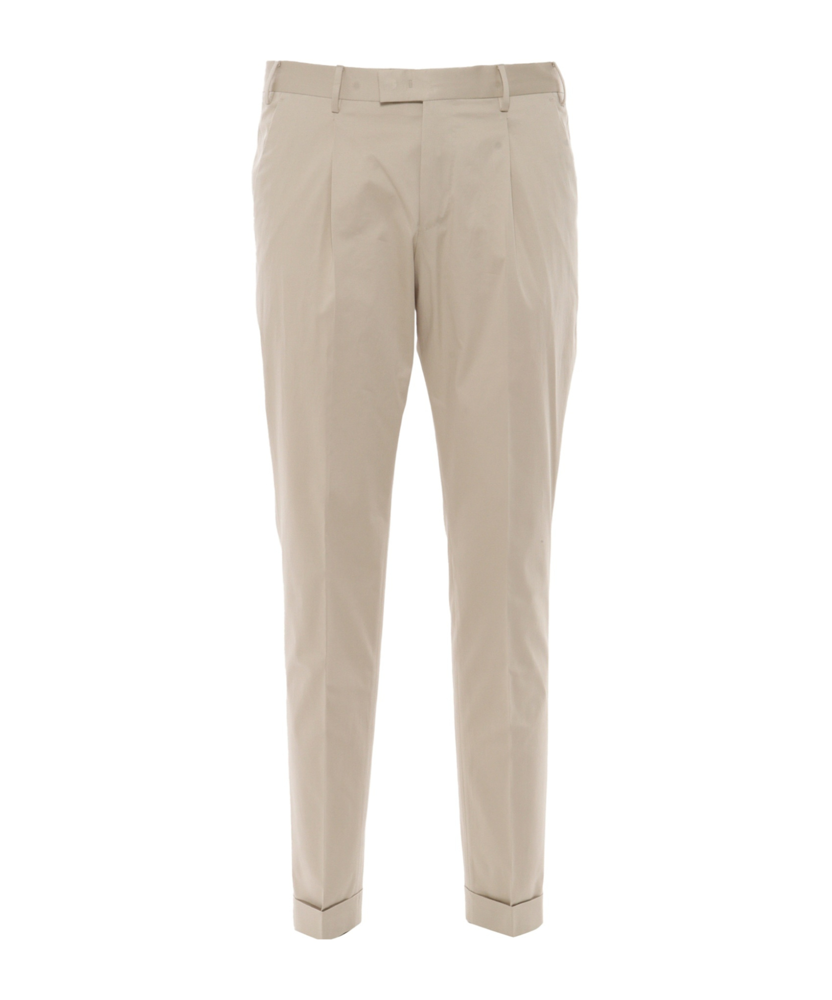 Pt01 Belt Loop Casual Pants In Neutral
