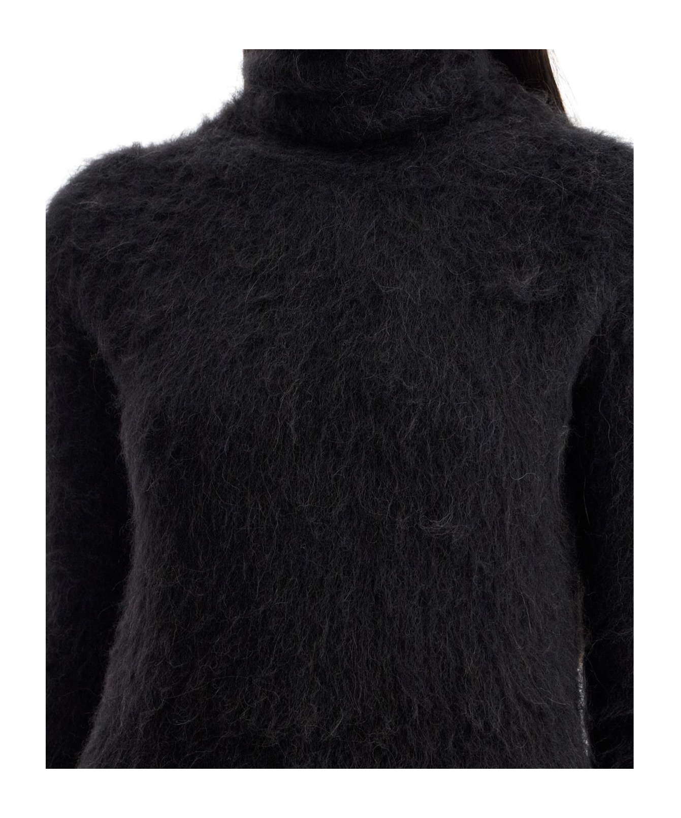 Sportmax Elgar Alpaca Sweater In Black