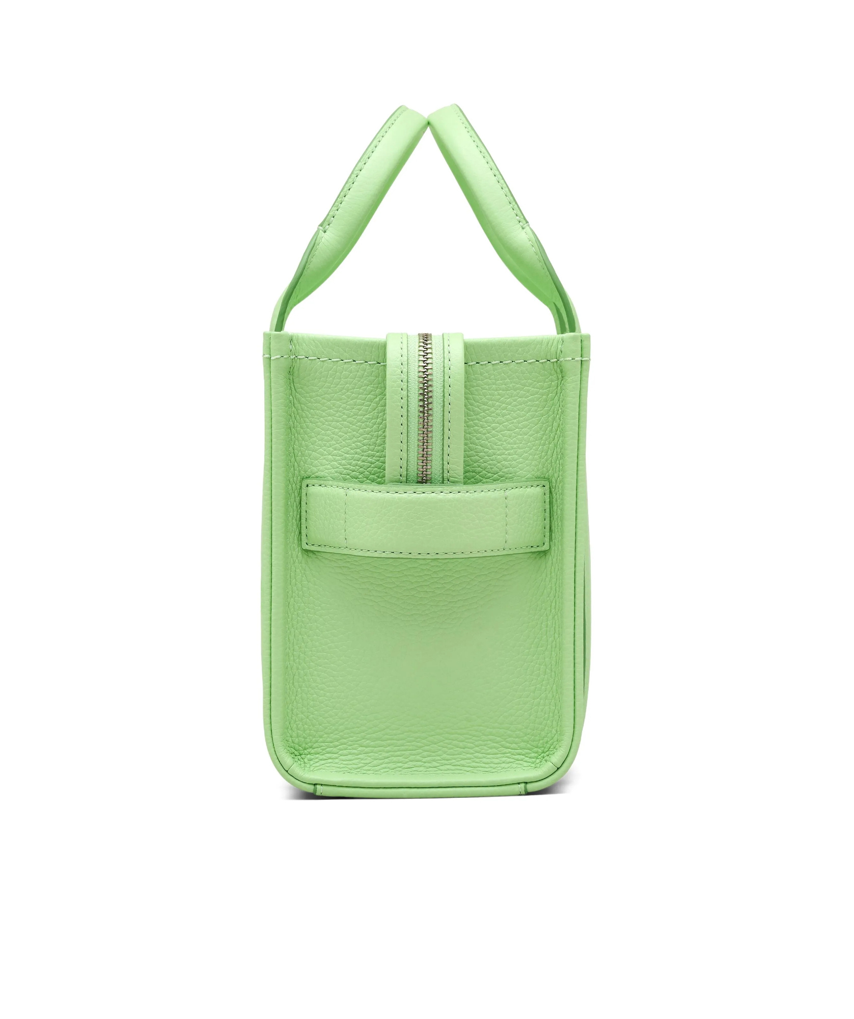Marc Jacobs Medium Logo Leather Tote Bag In Green