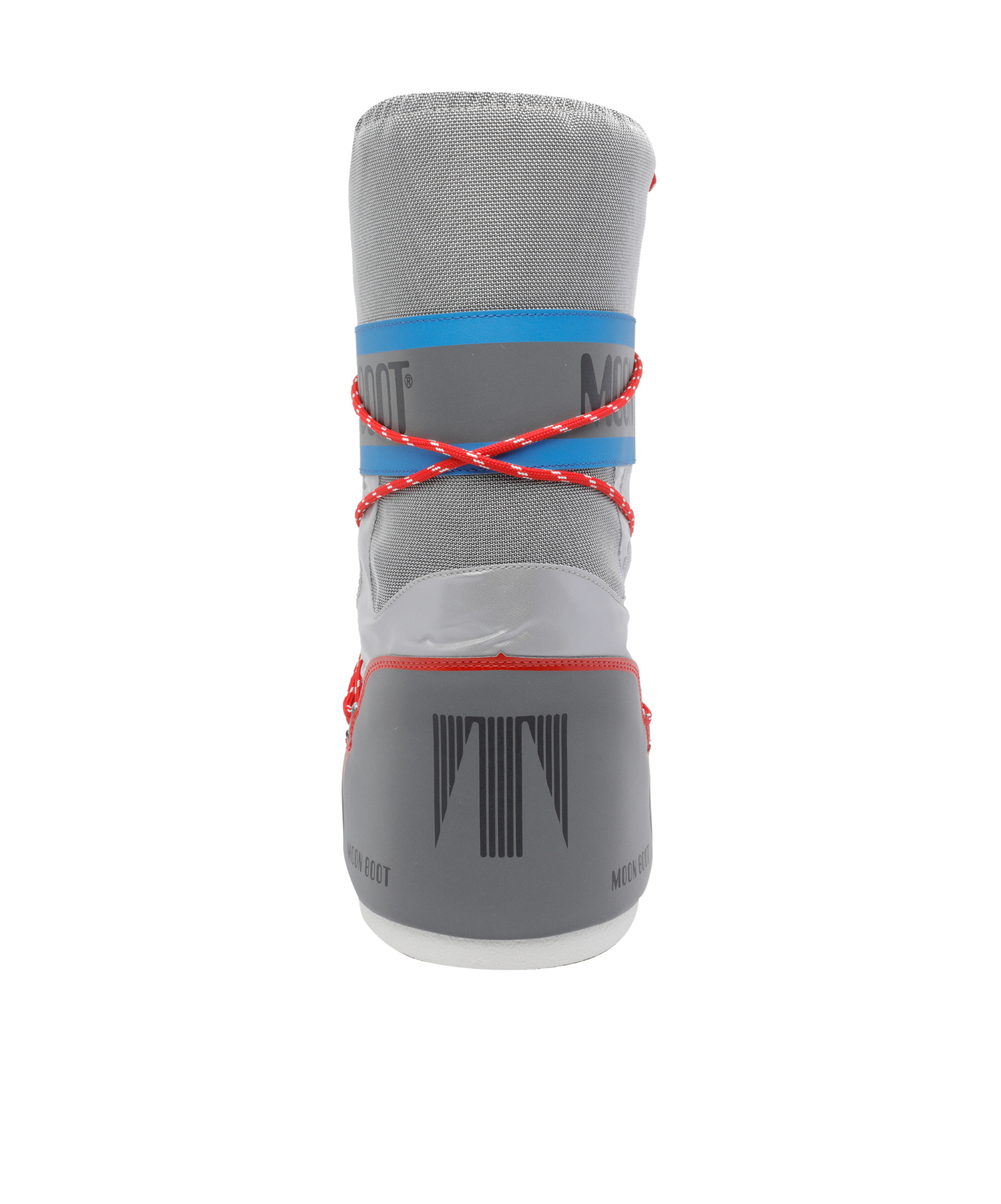 Moon Boot Round-toed Ankle Boots In Gray