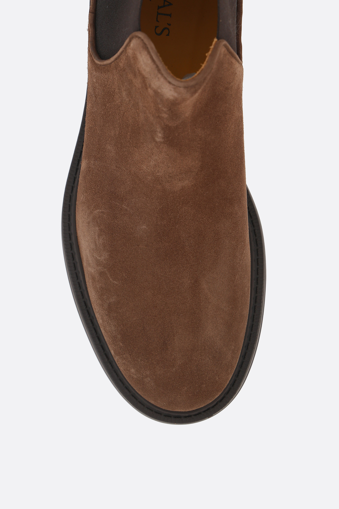 Doucal's Elastic-panel Suede Boots In Brown