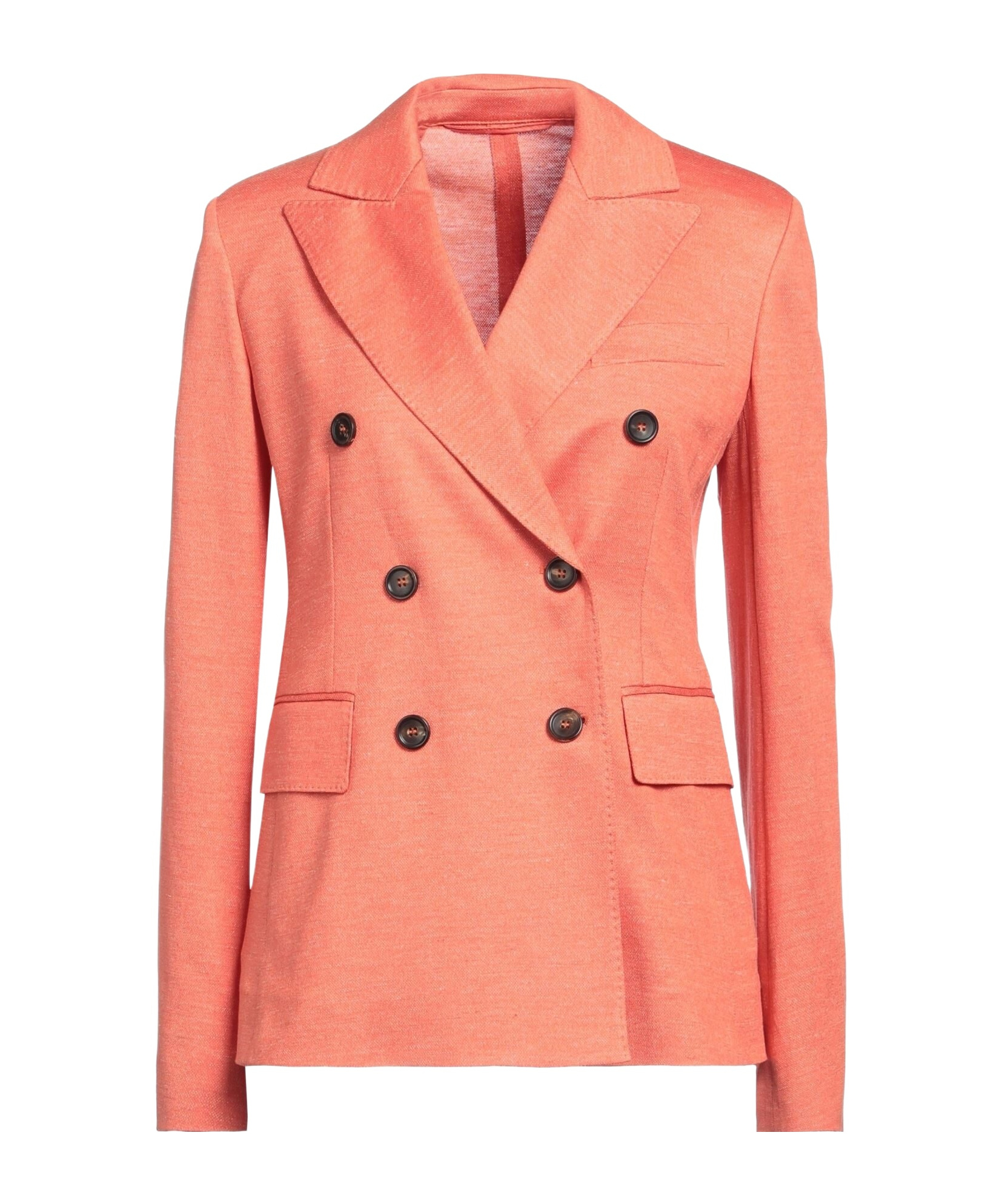 Max Mara Double-breasted Blazer In Pink