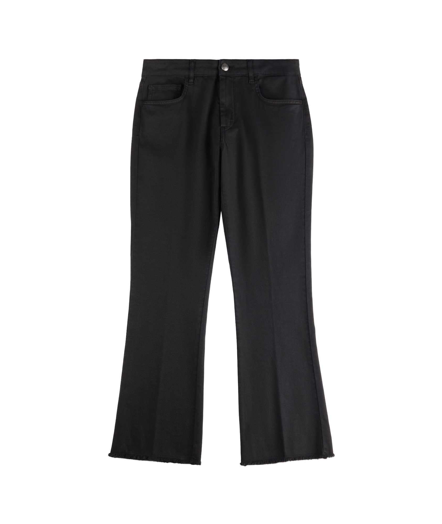 Fay Klassische Cropped-jeans In Black