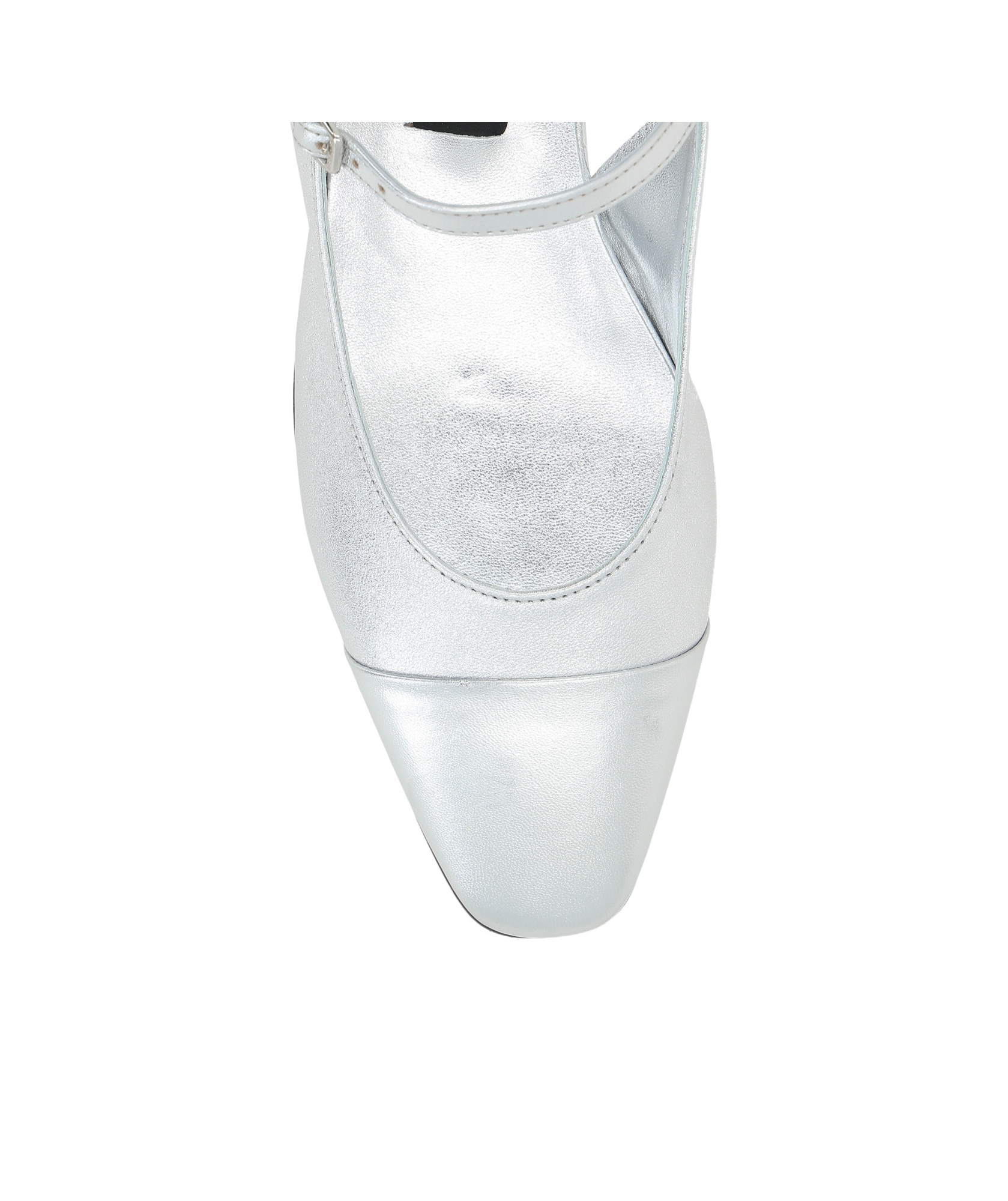 Carel Paris Ankle-strap Flats In White