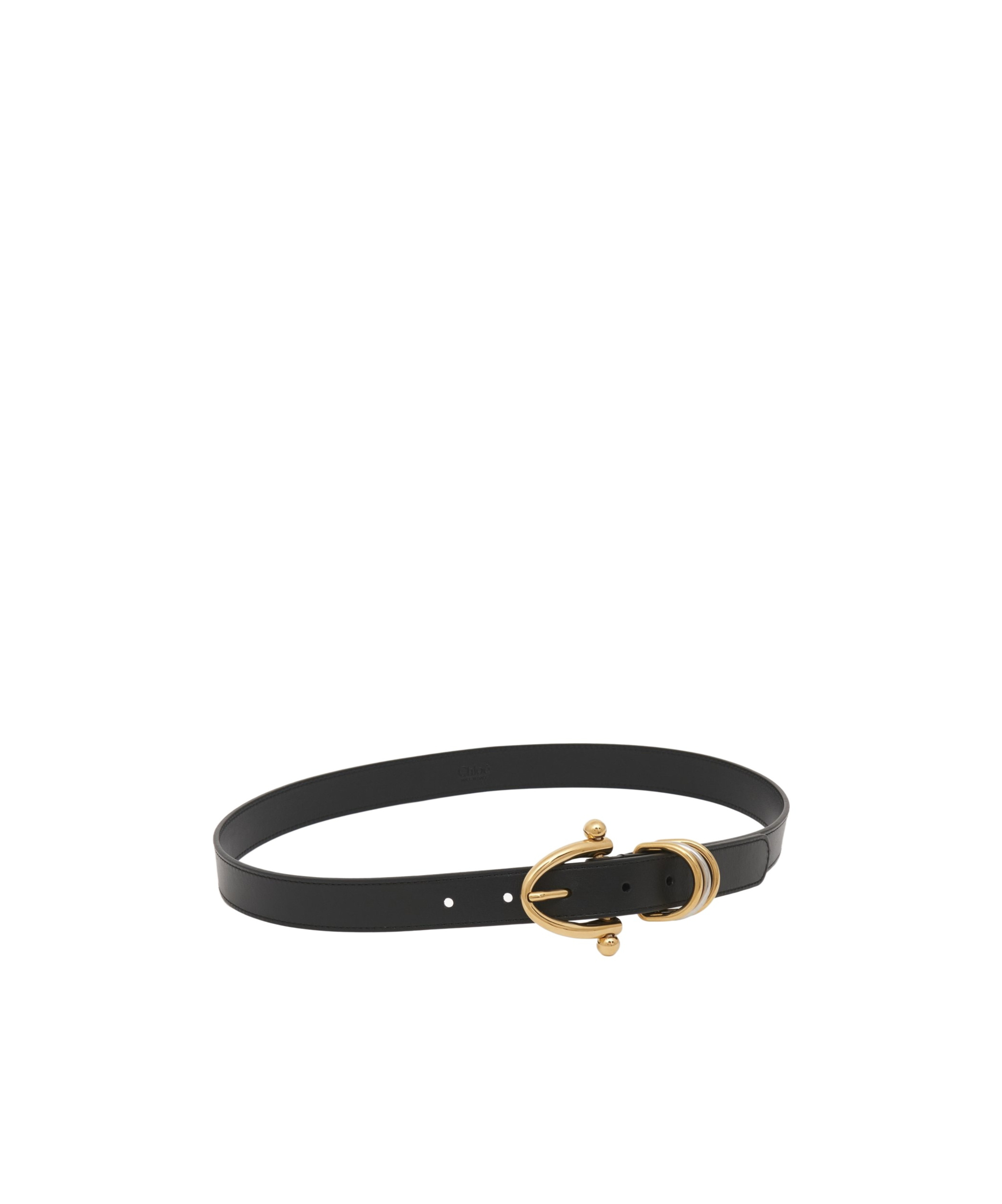 Chloé Bracelet Calf Leather Belt In Black